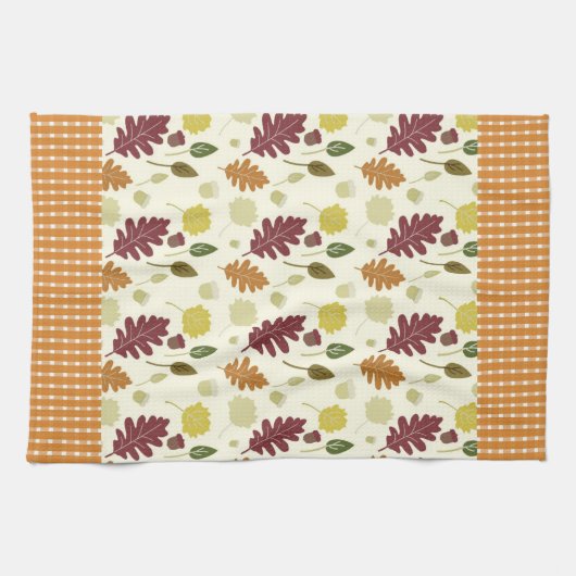 Autumn Leaves Microfiber Kitchen Towel Theedoek (Horizontaal)