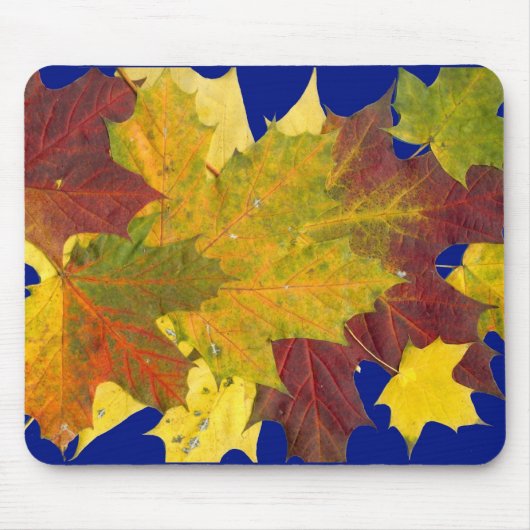 "Autumn Leaves" Mousepad Muismat (Voorkant)