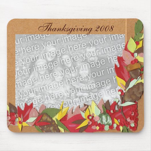 Autumn Leaves Mousepad Muismat (Voorkant)