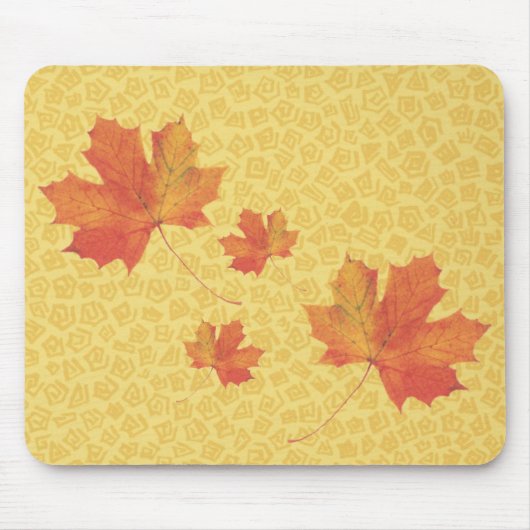 Autumn Leaves Mousepad Muismat (Voorkant)