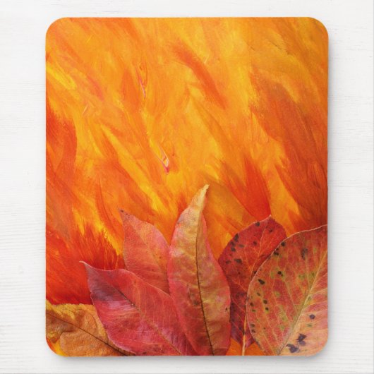 Autumn Leaves Mousepad Muismat (Voorkant)