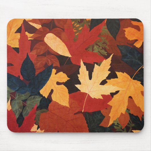 Autumn Leaves Mousepad Muismat (Voorkant)