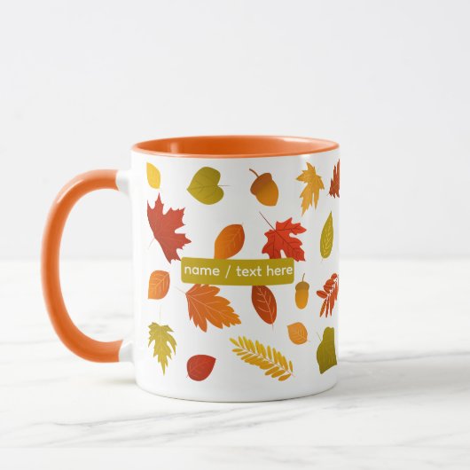 Autumn Leaves Mug – Cozy Season Mok (Links)
