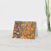 Autumn Leaves Note Card Kaart (Voorkant)