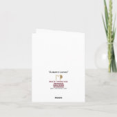 Autumn Leaves Note Card Kaart (Achterkant)