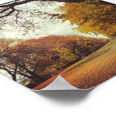 Autumn Leaves NYC Riverside Park New York Herfst A Poster (Hoek)