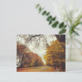 Autumn Leaves NYC Riverside Park New York Herfst Briefkaart (Staand voorkant)