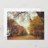 Autumn Leaves NYC Riverside Park New York Herfst Briefkaart (Voorkant / Achterkant)