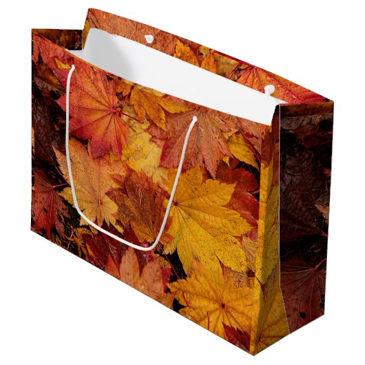 AUTUMN LEAVES OF GOLD GROOT CADEAUZAKJE (Voorkant Gekanteld)