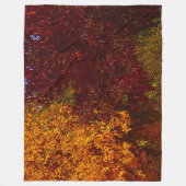 Autumn Leaves of Yellow and Paars, ZSSPG Fleece Deken (Voorkant)