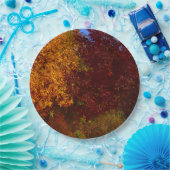 Autumn Leaves of Yellow and Paars, ZSSPG Papieren Bordje (Feest)