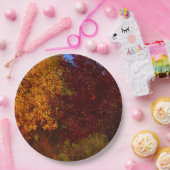 Autumn Leaves of Yellow and Paars, ZSSPG Papieren Bordje (Feest)