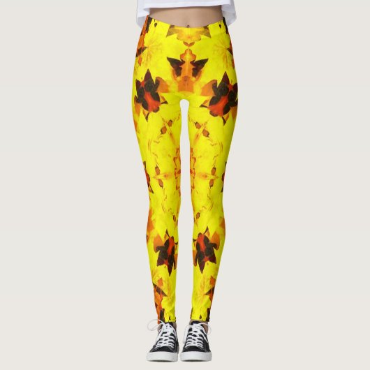Autumn Leaves ~ Oktober ~ Halloween ~Thanksgiving  Leggings (Voorkant)