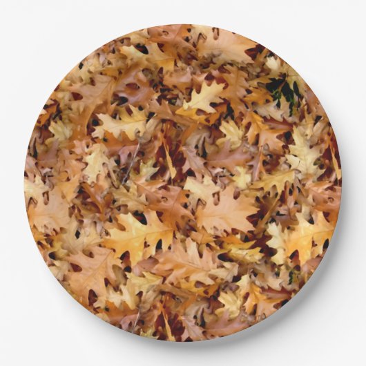AUTUMN LEAVES PAPIEREN BORDJE (Voorkant)