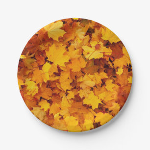 Autumn Leaves Papieren Bordje