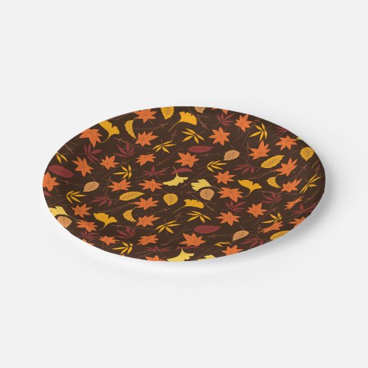 Autumn Leaves Papieren Bordje (Gekanteld)