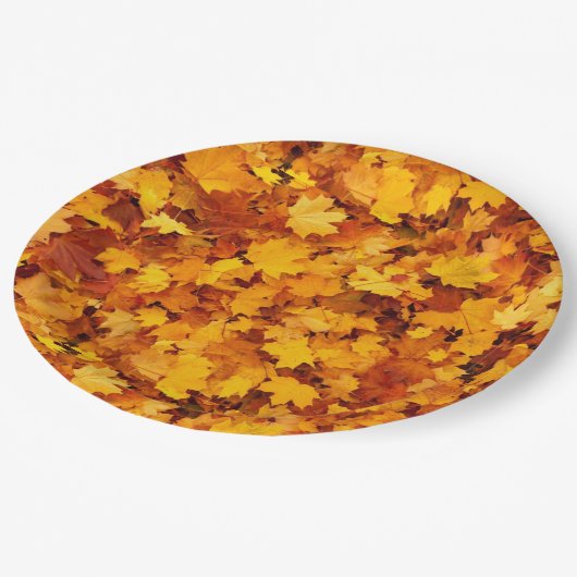 Autumn Leaves Papieren Bordje (Gekanteld)
