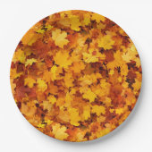 Autumn Leaves Papieren Bordje (Voorkant)
