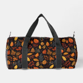 Autumn Leaves Patroon Duffel Bag Plunjezak (Achterkant)
