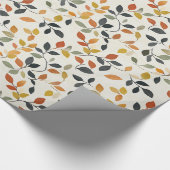 Autumn Leaves Patroon Inpakpapier (Hoek)