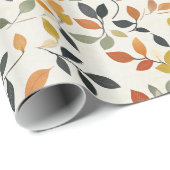 Autumn Leaves Patroon Inpakpapier (Rol Hoek)