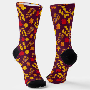 "AUTUMN Leaves" Patroon Sokken