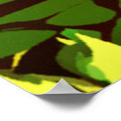 Autumn Leaves Patroonkunst Poster (Hoek)