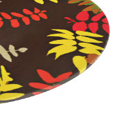 Autumn Leaves Patroonkunst Snijplank (Hoek)