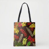 Autumn Leaves Patroonkunst Tote Bag (Voorkant)