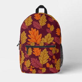 Autumn Leaves Pattern | Bedrukte Rugzak
