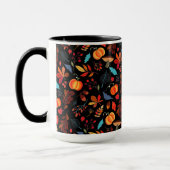 Autumn Leaves Pattern Coffee Mok - Aangepaste kleu (Links)