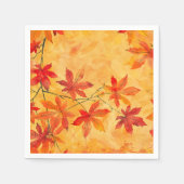 Autumn Leaves Pattern – Herfst Servet (Voorkant)