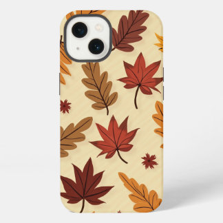 Autumn Leaves Pattern iPhone 13 Hoesje