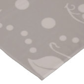 Autumn Leaves Pattern Taupe Tafelkleed (Gekanteld)