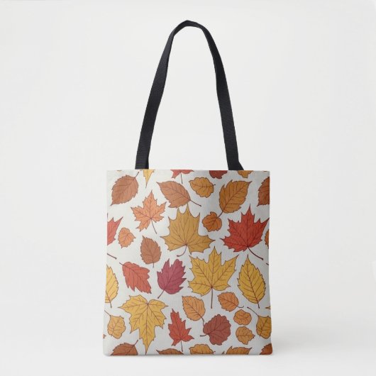 Autumn Leaves Pattern Tote Bag (Voorkant)