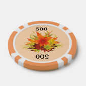 Autumn Leaves Poker Chips (Enkel)