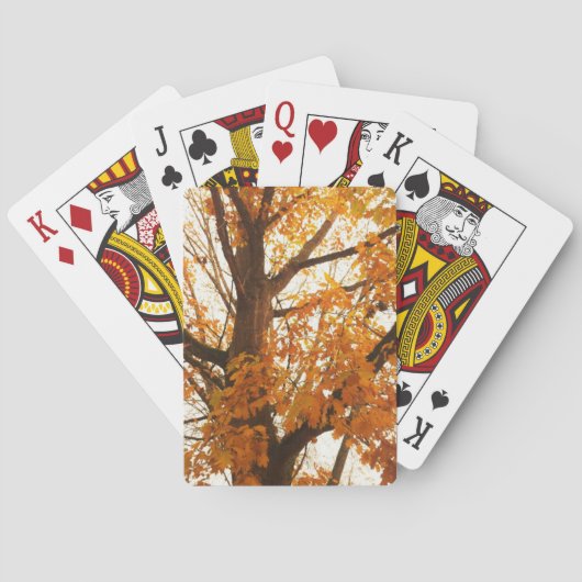 Autumn Leaves Pokerkaarten (Achterkant)