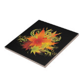 Autumn Leaves Pop Tegeltje (Zijkant)