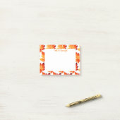Autumn Leaves Post-it® Notes (Op bureau)