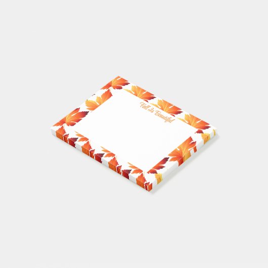 Autumn Leaves Post-it® Notes (Schuin)