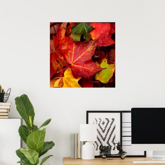AUTUMN LEAVES POSTER (Thuiskantoor)