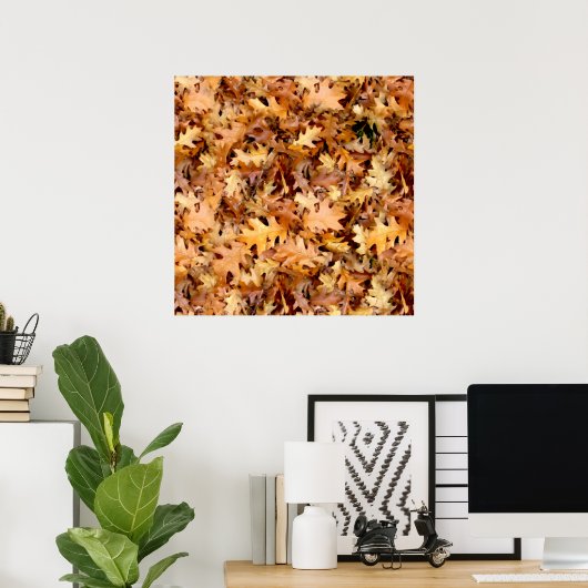 AUTUMN LEAVES POSTER (Thuiskantoor)