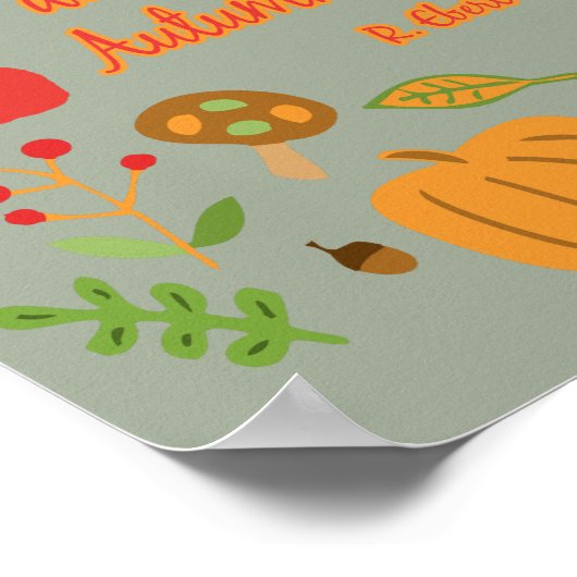 Autumn Leaves Poster (Hoek)