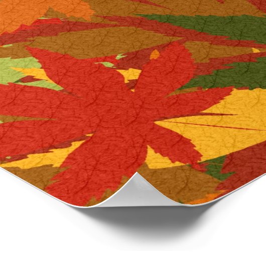 Autumn Leaves Poster (Hoek)