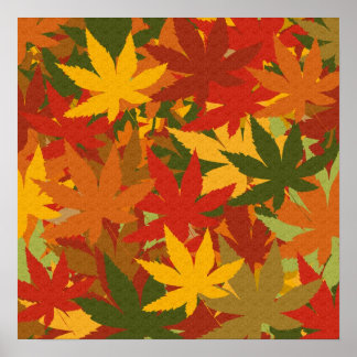 Autumn Leaves Poster