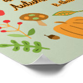 Autumn Leaves Poster (Hoek)