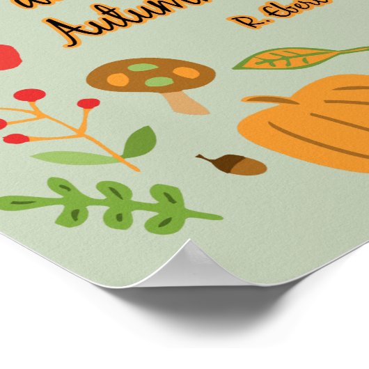Autumn Leaves Poster (Hoek)