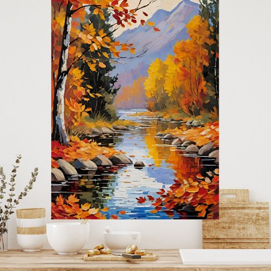 Autumn Leaves Poster (Keuken)