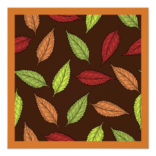 AUTUMN LEAVES POSTER (Voorkant)