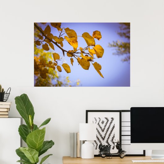 Autumn Leaves Poster (Thuiskantoor)